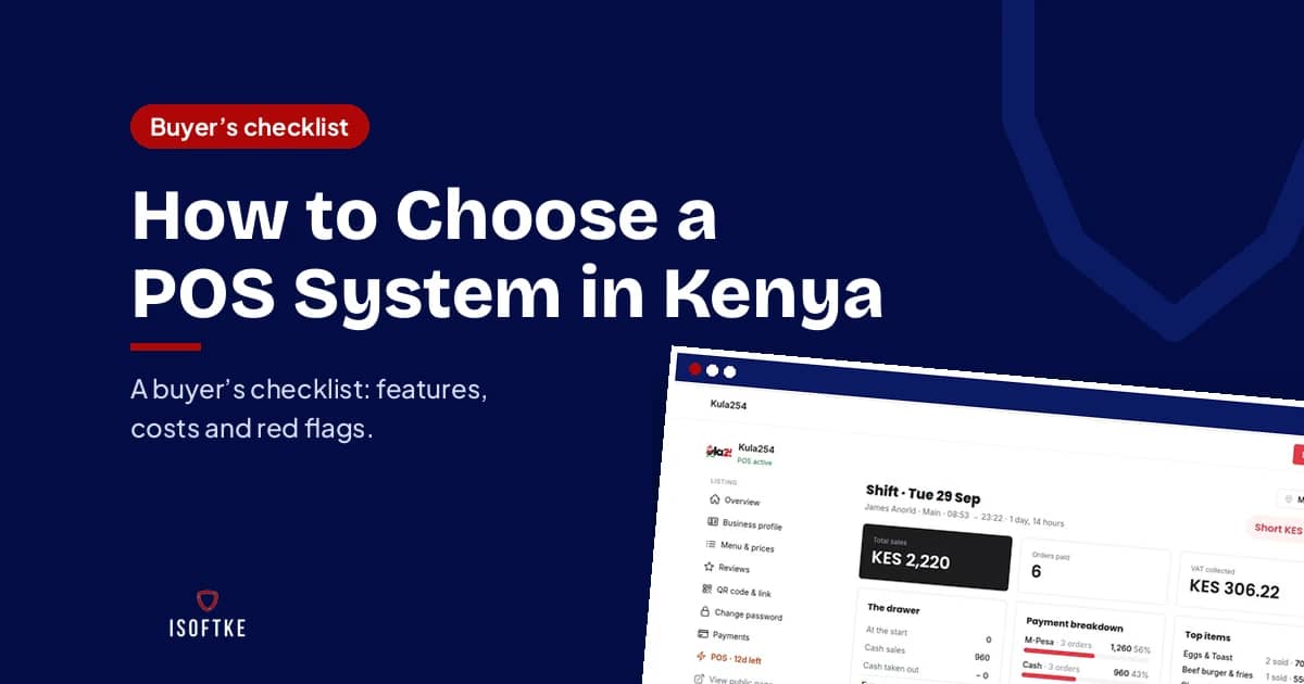 How to choose a POS system in Kenya: buyer’s checklist