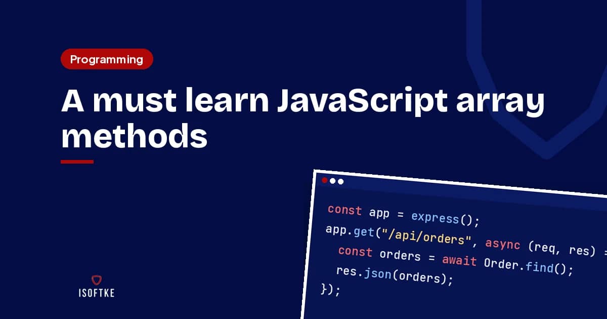 A must learn JavaScript array methods