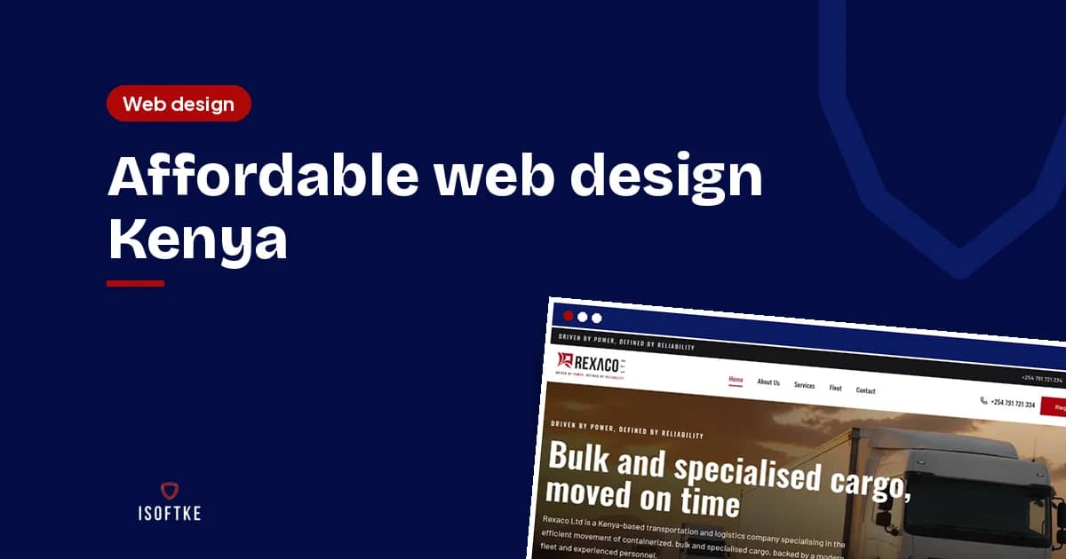 Affordable web design Kenya