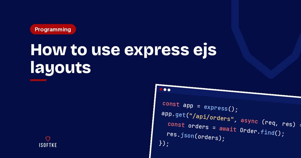 How to use express ejs layouts