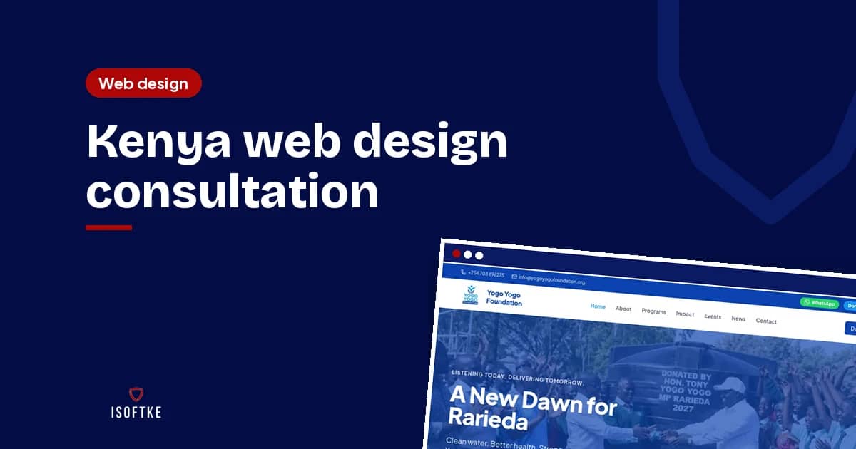 Kenya web design consultation