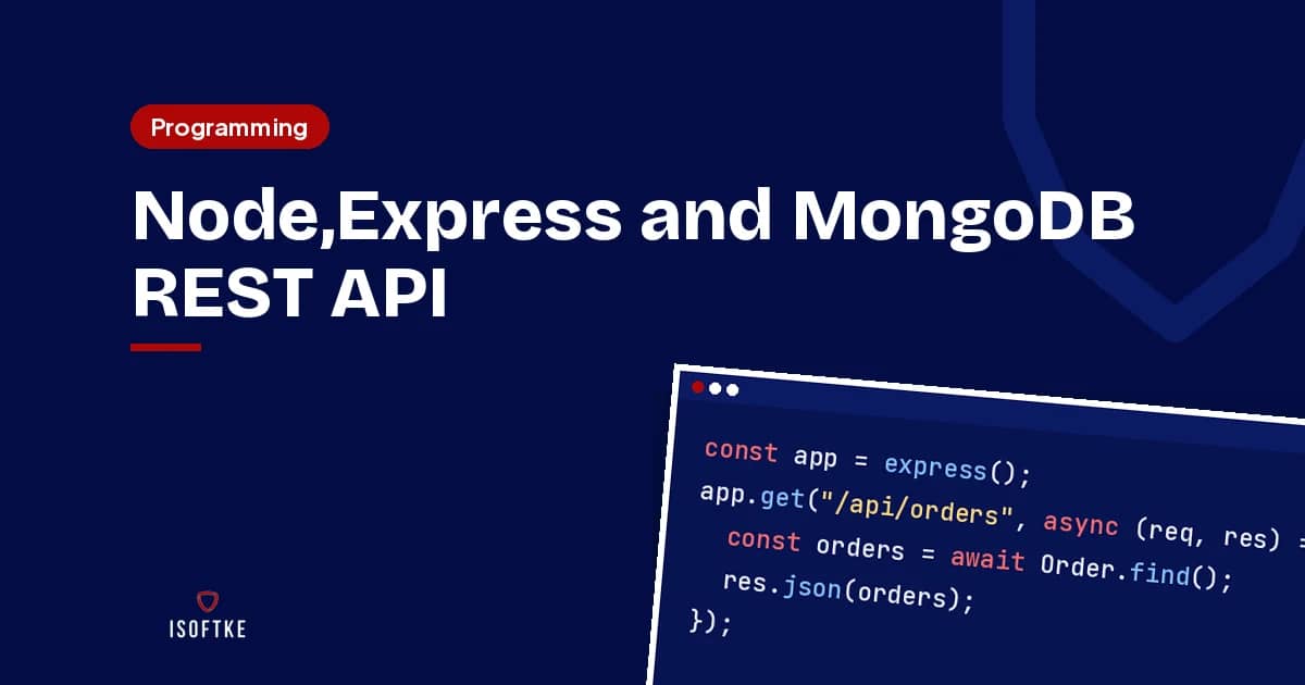 Node,Express and MongoDB REST API