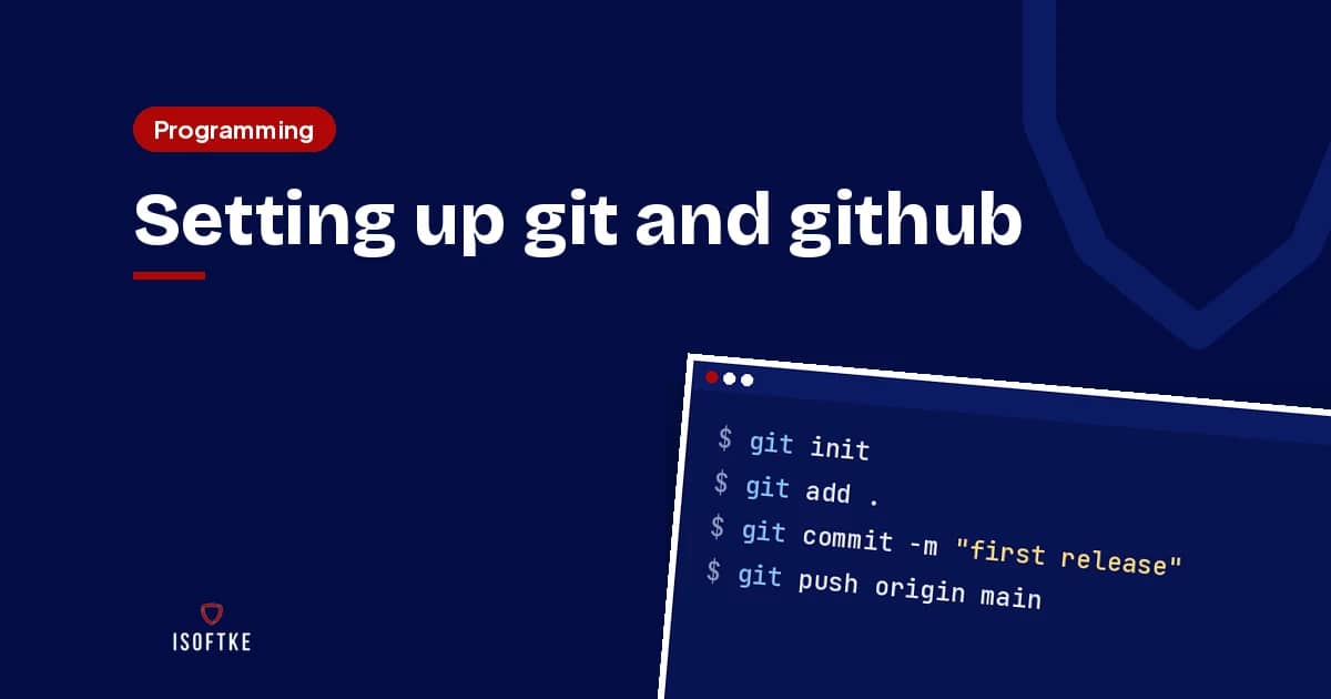 Setting up git and github