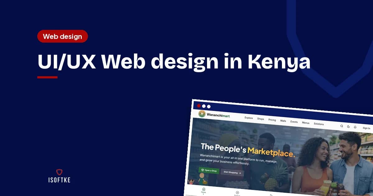 UI/UX Web design in Kenya