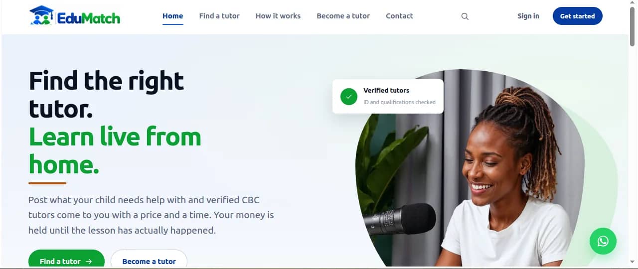 EduMatch online tutoring platform built by Isoftke