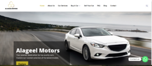 Car dealership web design Kenya