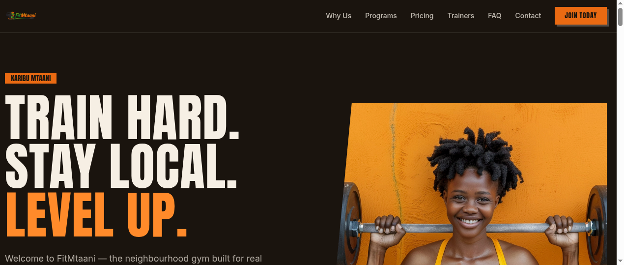 Gym Website Design in Kenya 2026 | Websites for Gyms & Fitness